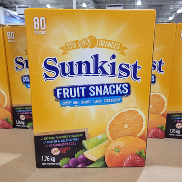 Image of Sunkist Fruit Snacks - 1 x 1.76 Kilos